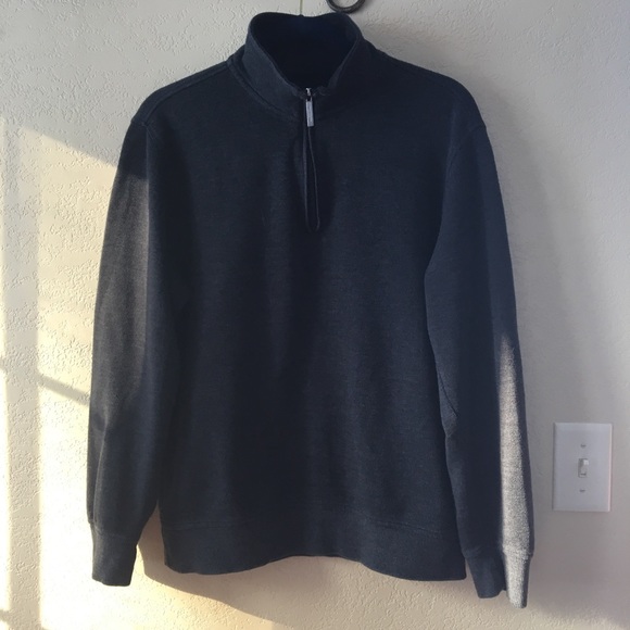 Van Heusen Other - VAN HEUSEN LG CHARCOAL 1/4 ZIP PULLOVER
